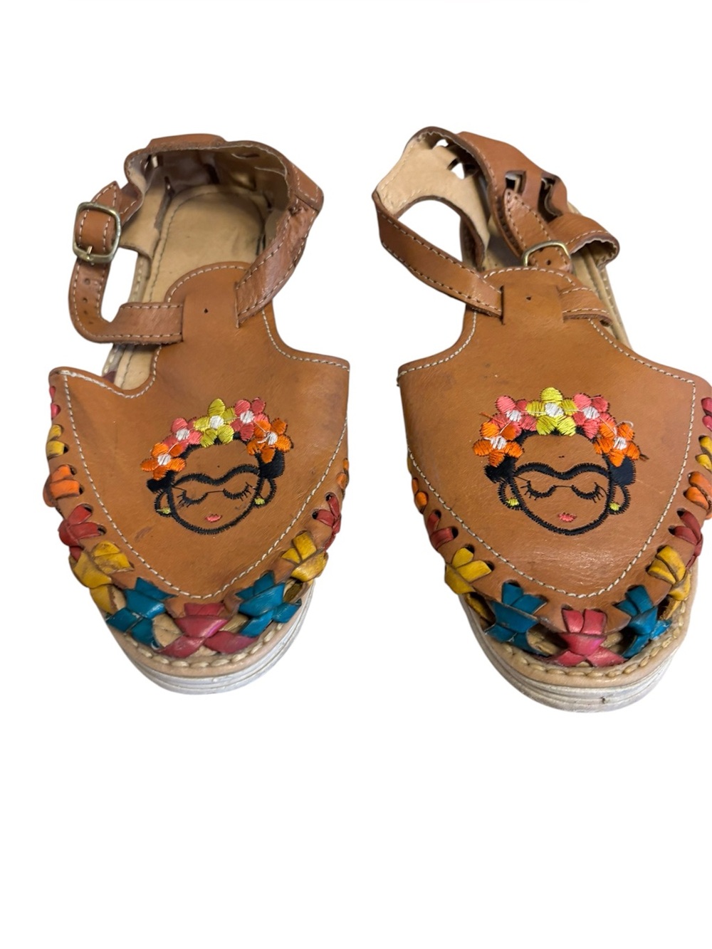 Frida Kahlo Huarache Sandals — Hecho en México